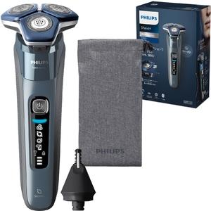 (中古品) 【202モデル】Philips(フィリップス) 7000 シリーズ メンズ 回転式 充電式 電動シェーバー 電気シェーバー 髭剃り 45枚スティールプレシジョン刃・360-Dフレックスヘッド S7882/16 アイスブルー 20,492円