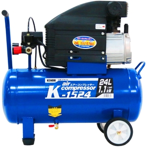 (中古品) ケンオー(KENOH) オイル式エアーコンプレッサー K-1524