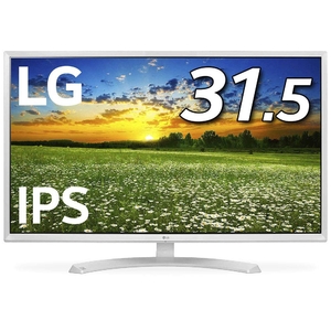 (中古品) LG モニター ディスプレイ 32MP58HQ-W 31.5インチ/フルHD/IPS/HDMI端子付/ブルーライト低減機能 ホワイト