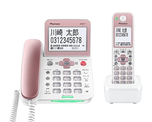 (中古品) パイオニア TF-SA70S デジタルコードレス電話機 子機1台付き/迷惑電話対策 ライトピンク TF-SA70S-P