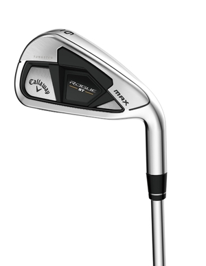 (中古品) キャロウェイ(Callaway) 右用 アイアンセット ROGUE ST MAX IRONS (5本セット(#6-#9,P), N.S.PRO Zelos 7(S), S, D1, 先調子, スチール) メンズ シルバー