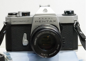 (中古品) PENTAX SPF シルバー M42 55mm F1.8付き