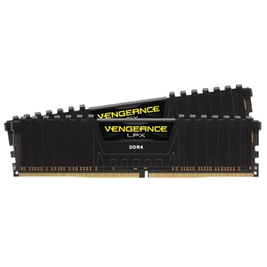 (中古品) CORSAIR DDR4 メモリモジュール VENGEANCE LPX Series ブラック 8GB×2枚キット CMK16GX4M2B3200C16