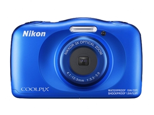 (中古品) Nikon デジタルカメラ COOLPIX W150 防水 W150BL クールピクス ブルー
