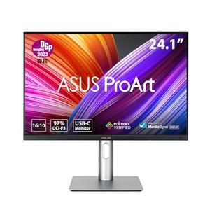 (中古品) ASUS モニター ProArt PA248CRV 24.1インチ/IPS/16:10/間無輝点保証/97% DCI-P3/USB-C PD 96W/色精度ΔE2/Calman Verified/HDR-10/VESA MediaSync/エルゴノミクススタンド/国内正規品
