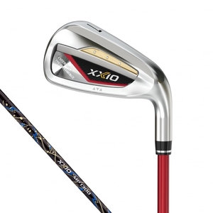 (中古品) DUNLOP(ダンロップ) XXIO ゼクシオ サーティーン アイアンセット 5本 MP1300 シャフト カーボン メンズ 右 レッド 番手#: 6-9、PW フレックス:S