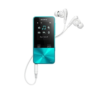 (中古品) ソニー(SONY) ウォークマン Sシリーズ 4GB NW-S313 : MP3プレーヤー Bluetooth対応 最大52時間連続再生 イヤホン付属 2017年モデル ブルー NW-S313 L