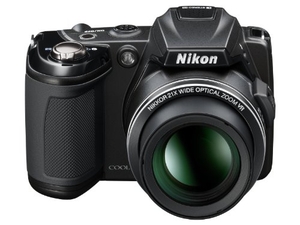 (中古品) NikonデジタルカメラCOOLPIX L120 ブラック L120 1410万画素 広角25mm 光学21倍 3型液晶 単3電池対応