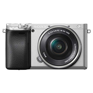(中古品) ソニー(SONY) APS-C ミラーレス一眼カメラ α6400 パワーズームレンズキット(同梱レンズ:SELP1650) シルバー ILCE-6400L S