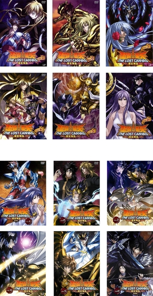 (中古品) 聖闘士星矢 THE LOST CANVAS 冥王神話 全6巻 + 第2章 全6巻 [レンタル落ち] 全12巻セット [マーケットプレイスDVDセット商品]