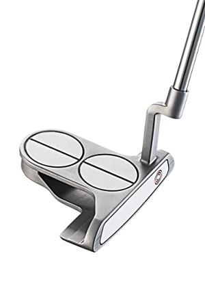 (中古品) オデッセイ (ODYSSEY) 右用 パター WHITE HOT OG 2-Ball BLADE クランクホーゼル (マレットタイプ, 34インチ, STROKE LAB シャフト) メンズ