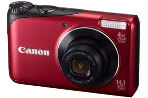(中古品) Canon デジタルカメラ PowerShot A2200 レッド PSA2200(RE)