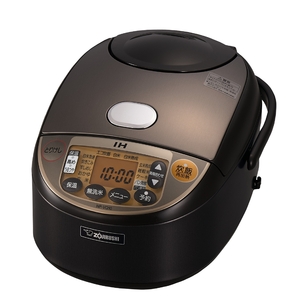 (中古品) 象印 炊飯器 5.5合 IH式 極め炊き ブラウン NP-VQ10-TA