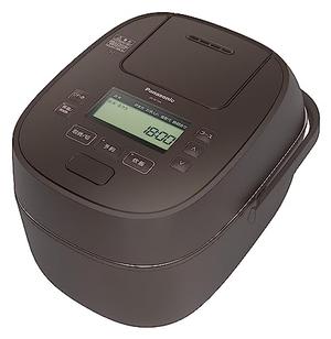 (中古品) パナソニック 炊飯器 5.5合 急減圧バルブ おどり炊き 全面発熱5段IH式 ブラウン SR-M10A-T
