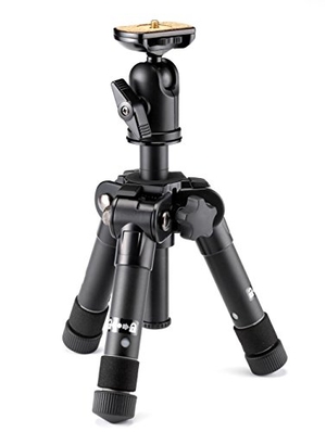 (中古品) Velbon 卓上三脚 ULTRA 453mini 5段 ウルトラロック 脚径24mm 小型 自由雲台 アルミ脚 412768 ブラック