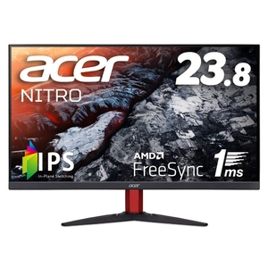 (中古品) 日本エイサー ゲーミングディスプレイ KG242Ybmiix 23.8型ワイド IPS 非光沢 フルHD(1920×1080)1ms(VRB) 48-75Hz(HDMI/VGA) HDMI