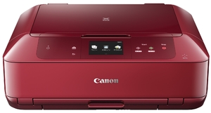 (中古品) 旧モデル Canon インクジェットプリンター複合機 PIXUS MG7730 RD レッド