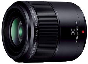 (中古品) パナソニック(Panasonic) 単焦点 マクロレンズ マイクロフォーサーズ用 ルミックス G MACRO 30mm/ F2.8 ASPH. / MEGA O.I.S. H-HS030 ブラック 29,562円