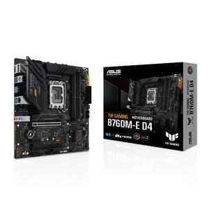 (中古品) ASUS TUF GAMING B760M-E D4 intel 第14・13・12世代 CPU対応 LGA1700 B760 搭載 DDR4 mATX マザーボード/品