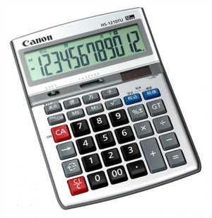 (中古品) CANON 卓上電卓千万単位シリーズ 12桁 HS-1210TU