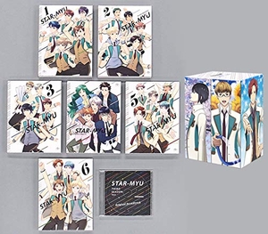 (中古品) 【Blu-ray】スタミュ 第3期 初回限定版 全6巻セット(星箱(ファンクラブ通販)全巻収納BOX付き) マーケットプレイスBlu-rayセット