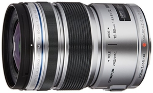 (中古品) OLYMPUS ミラーレス一眼 レンズ 防塵 防滴 電動ズーム ED 12-50mm シルバー M.ZUIKO DIGITAL ED12-50mmF3.5-6.3 EZ SLV