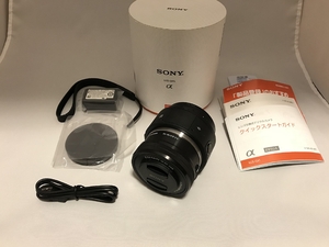 (中古品) ソニー SONY レンズスタイルカメラ ILCE-QX1 パワーズームレンズキット E PZ 16-50mm F3.5-5.6 OSS ブラック ILCE-QX1L BQ
