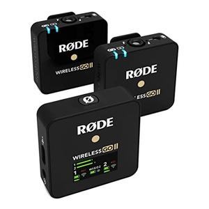 (中古品) RODE Microphones ロードマイクロフォンズ Wireless GO II ワイヤレス ゴー II デュアルチャンネルワイヤレスマイクシステム WIGOII