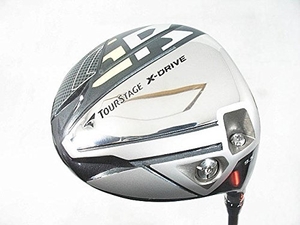 (中古品) ブリヂストン ■X-DRIVE GR (ツアーステージ エックスドライブ ジーアール) ドライバー (ロフト 9.5度) カーボンシャフト TourAD B14-03w　SEVグリップ装着 右 TourAD B14-03w S 9.5 【Mens】