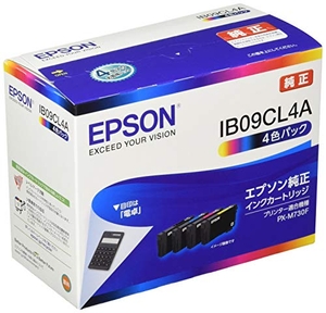 (中古品) エプソン 純正 インクカートリッジ IB09CL4A 4色パック 標準インク