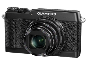 (中古品) OLYMPUS コンパクトデジタルカメラ STYLUS SH-3 ブラック 光学式5軸手ぶれ補正 光学24倍&amp;超解像48倍ズーム SH-3 BLK