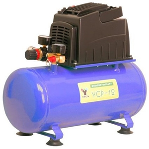 (中古品) 山善 オイルレスミニコンプレッサー ブルー YCP-12