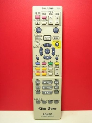 (中古品)シャープ HI-VISION RECORDERリモコン GA512PA