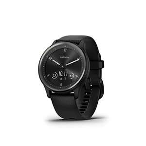 (中古品) ガーミン(GARMIN) vivomove Sport Slate / Black ハイブリッドスマートウォッチ 心拍計 【日本正規品】 小