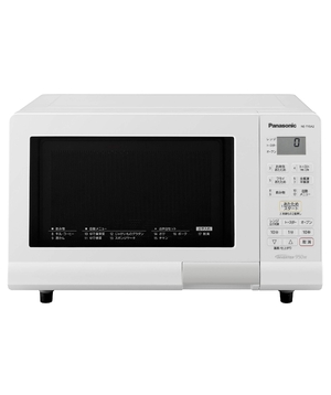 (中古品) パナソニック オーブンレンジ 15L ターンテーブル 遠赤ヒーター 重量センサー ヘルツフリー ホワイト NE-T15A2-W