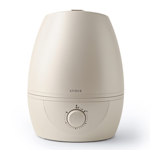 (中古品) シロカ 加湿器 大容量 5L 超音波 SD-C113 クリームホワイト[大容量5L/給水タンク分離/タンク抗菌加工]