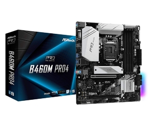 (中古品) ASRock Intel 第10世代CPU(LGA1200)対応 B460チップセット搭載 Micro ATXマザーボード 【品】 B460M Pro4