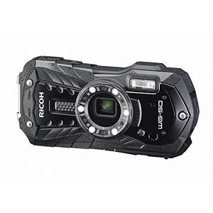 (中古品) RICOH 防水デジタルカメラ RICOH WG-50 ブラック 防水14m耐ショック1.6m耐寒-10度 RICOH WG-50 BK 04571