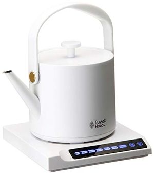 (中古品) 大石アンドアソシエイツ ラッセルホブス 電気ケトル 温度調整可能 0.6L Tkettle ホワイト 7106JP-WH