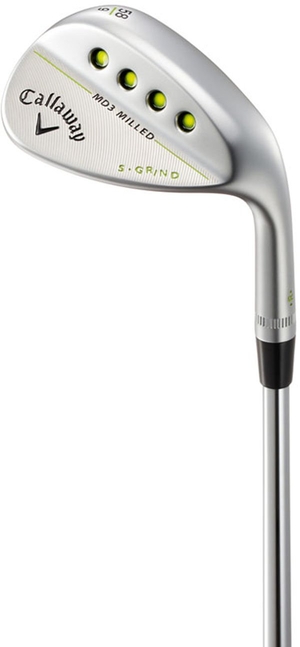 (中古品) キャロウェイ (Callaway) MAC DADDY3 MILLED ウエッジ クロムメッキ 416152101222430 2015 スチール フレックス:S ハンド:right ロフト角:52 シャフト長さ:35.5in 番手:ウエッジ ライ角:64度 バンス:10度 10,375円