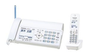 (中古品) パナソニック おたっくす デジタルコードレスFAX 子機1台付き 1.9GHz DECT準拠方式 ホワイト KX-PD503DL-W