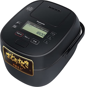 (中古品) パナソニック 炊飯器 5.5合 可変圧力おどり炊き 全面発熱5段IH式 ブラック SR-MPA101-K