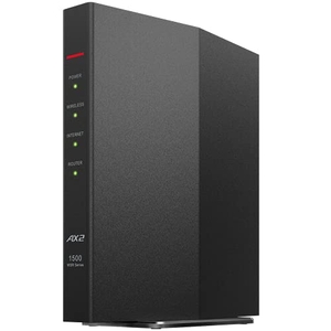 (中古品) バッファロー WiFi ルーター 無線LAN Wi-Fi 6 11ax / 11ac AX1500 1201+300Mbps Easy Mesh 日本メーカー 【 iPhone 15 / 14 / iPhone SE (第三世代) / Nintendo Switch / PS5 動作確認済み 】 エコパッケージ WSR-1500AX2S/NBK