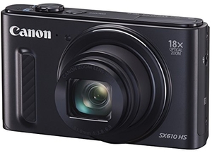 (中古品) Canon デジタルカメラ PowerShot SX610 HS ブラック 光学18倍ズーム PSSX610HS(BK)