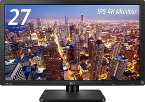 (中古品) LG モニター ディスプレイ 27MU67-B 27インチ/4K(3840×2160)/IPS 非光沢/HDMI×2、DisplayPort/高さ調節、ピボット対応