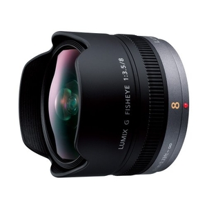 (中古品) パナソニック 単焦点 魚眼レンズ マイクロフォーサーズ用 ルミックス G FISHEYE 8mm/F3.5 H-F008