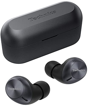 (中古品) テクニクス ワイヤレスイヤホン EAH-AZ40-K ブラック bluetooth マルチポイント IPX4 アプリ対応