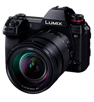 (中古品) パナソニック(Panasonic) フルサイズ ミラーレス一眼カメラ ルミックス S1M 標準ズームレンズキット 2420万画素 ブラック DC-S1M-K