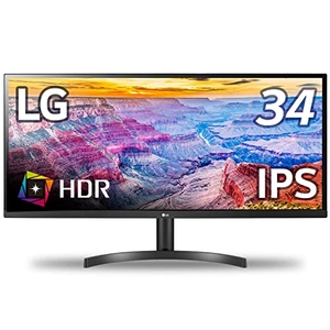 (中古品) LG モニター ディスプレイ 34WL500-B 34インチ/21:9 ウルトラワイド(2560×1080)/HDR/IPS 非光沢/FreeSync対応/HDMI×2/ブルーライト低減、フリッカーセーフ機能/ 無輝点保証