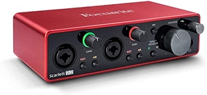 (中古品) Focusrite フォーカスライト オーディオインターフェース 2イン/2アウト 24bit/192kHz Scarlett 2i2 (3rd Gen) ステッカー付きセット 【国内正規品】